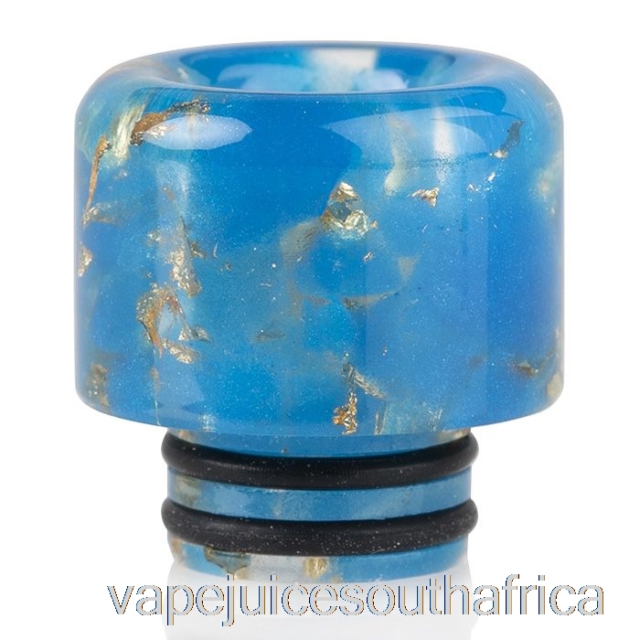 Vape Juice South Africa 510 Sequins Resin Drip Tip Blue Gold